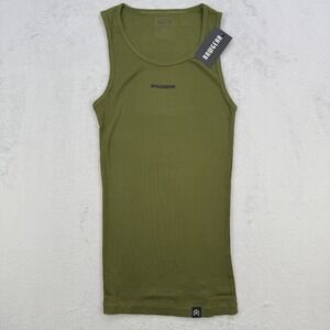 Rawgear Shirt Men's Small Tank Top Ribbed Sleeveless Shirt Olive Green NWT